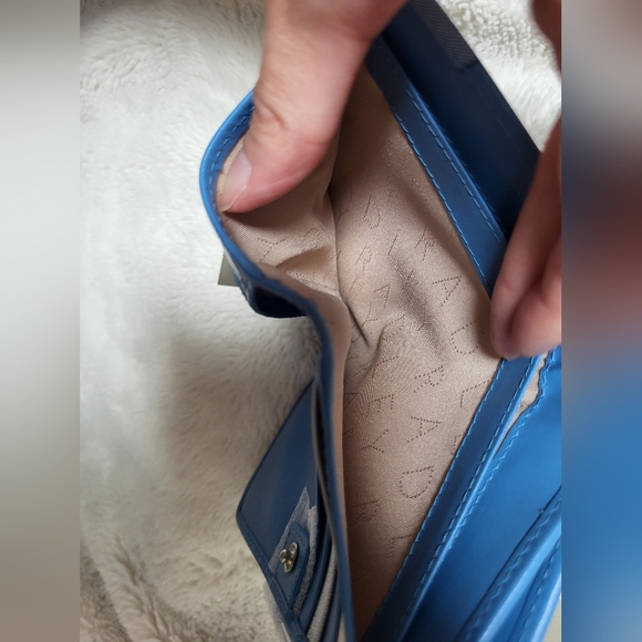 NWT! RADLEY LONDON Blue Leather Diving Board With Dogs Bifold Wallet! - Picture 8 of 13